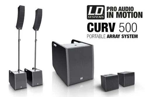 Audio System - LD Systems Curve 500 PA Sound / Shure Microphone