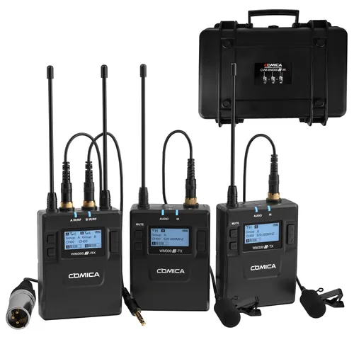 Comica CVM-WM300A Dual Wireless Lavalier Microphone System