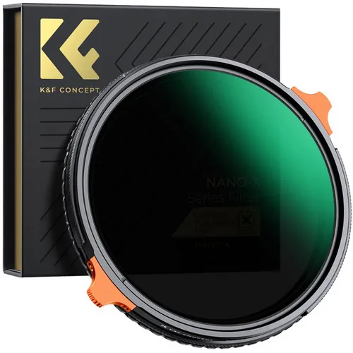 K&F 82MM 2-6 Stop Variable ND Filter and CPL Circular Polarizing