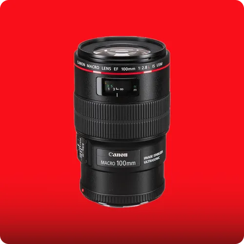 CANON EF 100mm f/2.8L Macro IS USM Lens