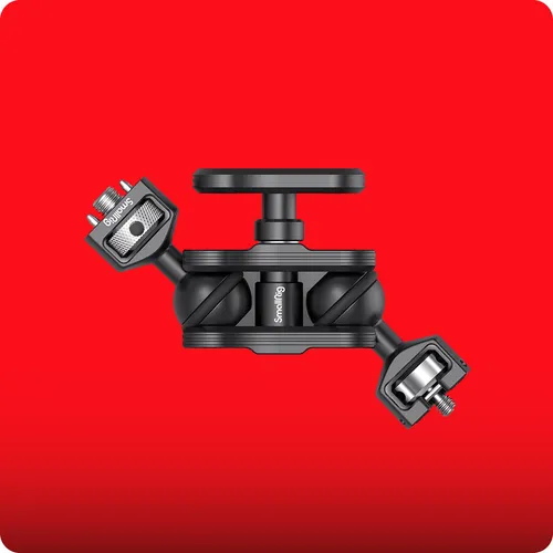 SMALLRIG Magic Arm with Double Ball Heads (Arri locating Pins and 1/4