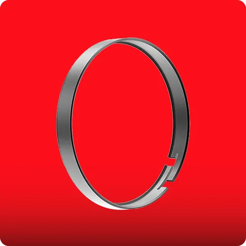 BRIGHT TANGERINE 114 - 110mm Clamp on Ring