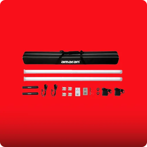 APUTURE amaran PT4c RGB LED Pixel Tube Light (4', 2-Light Production Kit)