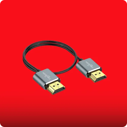 Twozoh Ultra-Thin HDMI to HDMI Cable 15 cm
