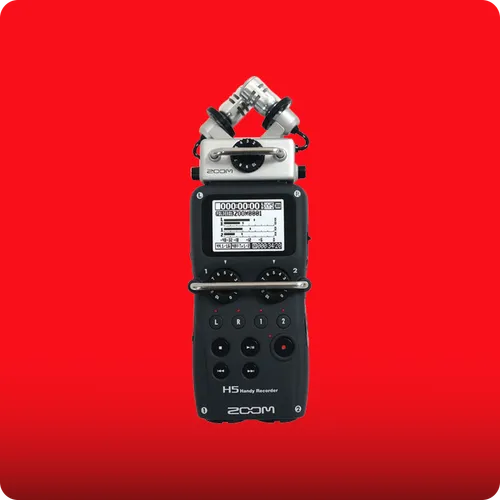 ZOOM H5 4-Input / 4-Track Portable Handy Recorder with Interchangeable X/Y Mic Capsule