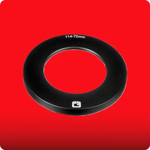 BRIGHT TANGERINE Threaded Adapter Ring for Clamp-On Matte Box (72 to 114mm)