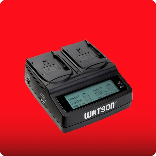 WATSON Duo LCD charger F/CANON BP-900 series batteries