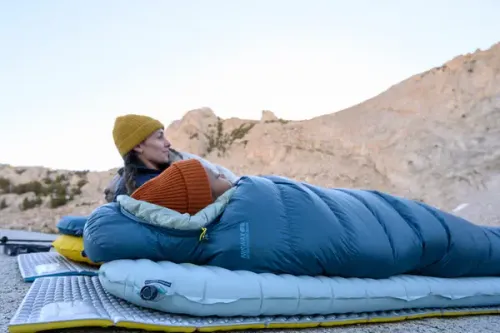 Winter Camping Sleep System (Sleeping Bag + Liner, Sleeping Pad)