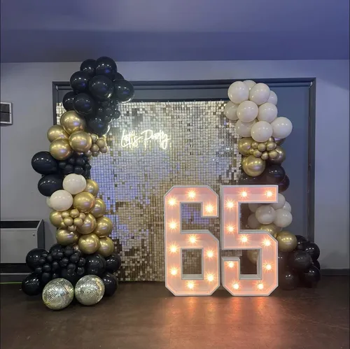 Silver Shimmer Wall - Hire