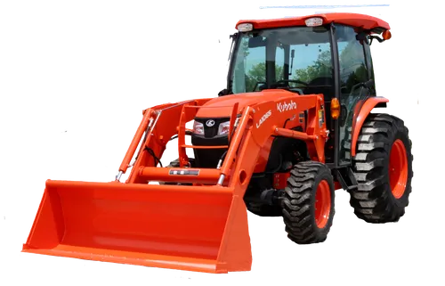 Kubota MX6000 64HP Tractor With Cab and Loader With 72