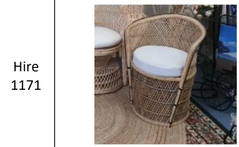 Wicker/Peacock Kids Chair