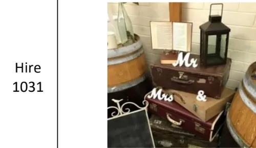 Rustic Suitcases and old books 3 suitcases & 2 old books