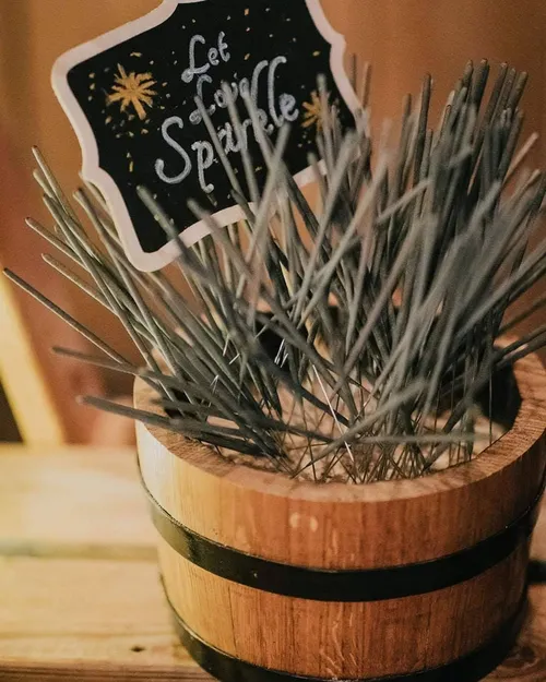 Half Port Barrel with Sparklers (50 sticks)