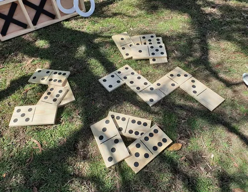 Giant Wooden Dominoes x 48pcs 30cm