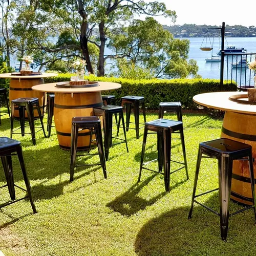 Black Stools 65cm tall