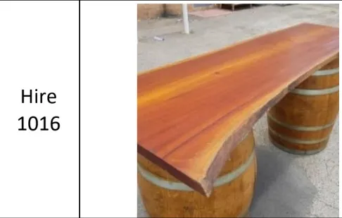 Slab Bench Tops - Australian Red Cedar 2.6m long