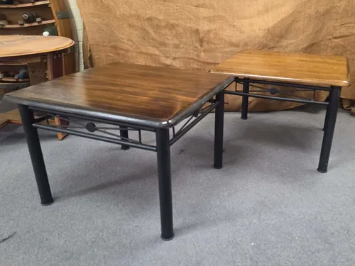 Coffee Table - Timber & Metal Frame