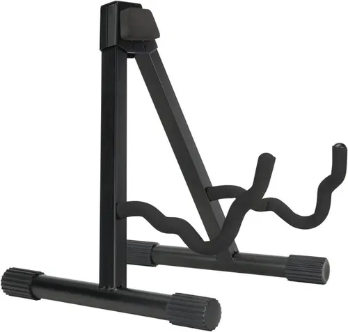 Heavy-Duty A-Frame Guitar Stand- Black