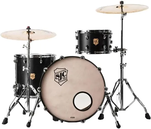 SJC Drum Kit  Tour Series 4-Piece- Silky Matte Black