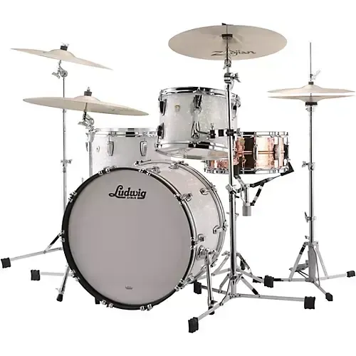 Ludwig Classic Maple Fab Drum Set White Marine Pearl