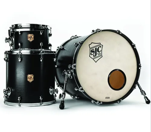 SJC Drum Kit  Tour Series 4-Piece- Silky Matte Black