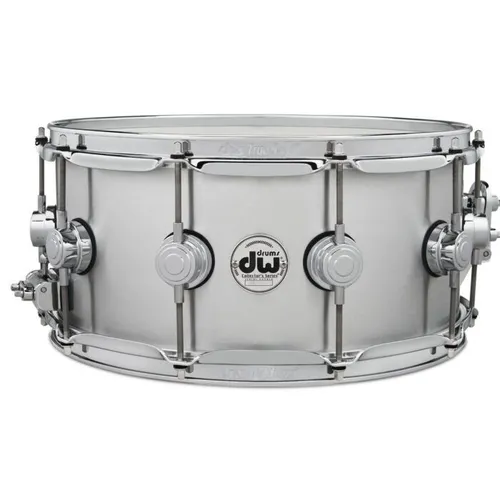 DW Snare 6.5x14 Matte Aluminum Chrome HW