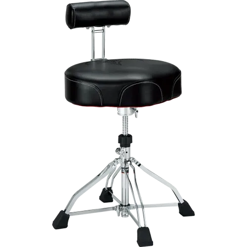 TAMA 1st Chair Ergo-Rider Drum Throne With Backrest Black