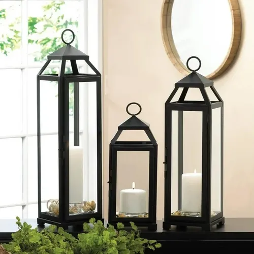 Black Lanterns 3 pcs Set