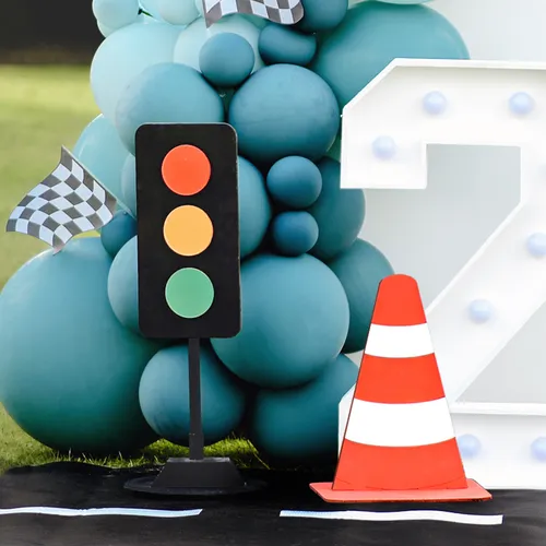 Racing Car Theme Traffic Light and Traffic Cone Kit