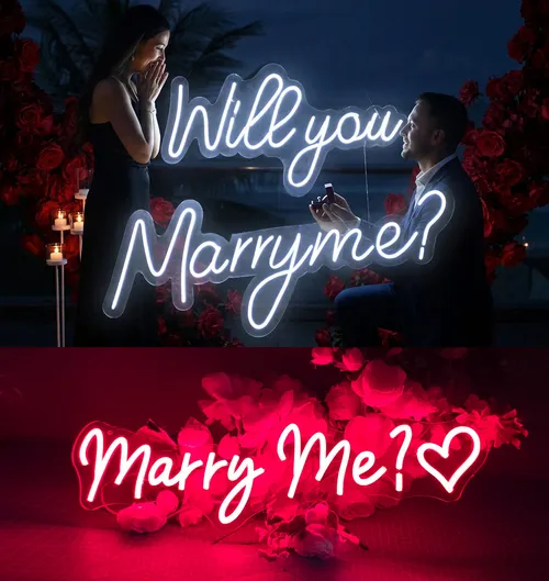 Marryme Neon Signage
