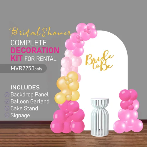 Complete Decoration Setup Kit Bridal Shower