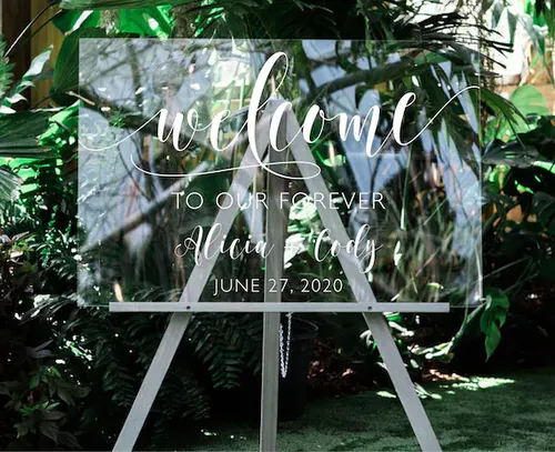 Welcome Board - Acrylic