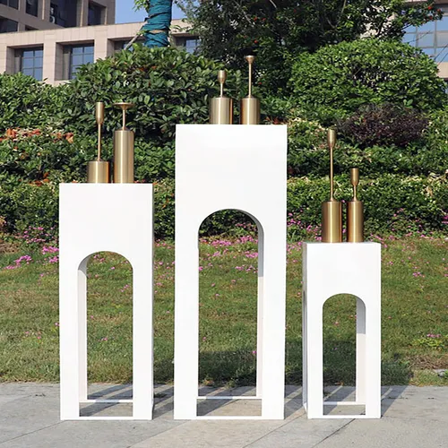 Cake Stand Square Plinth Wooden