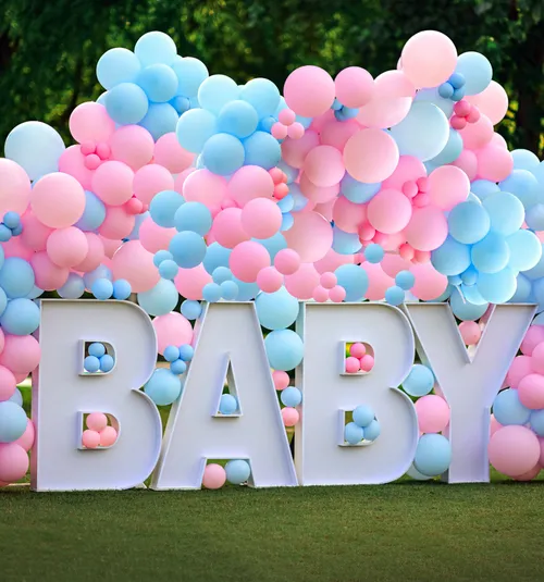 Baby Giant Letter Set Baby Shower Decoration