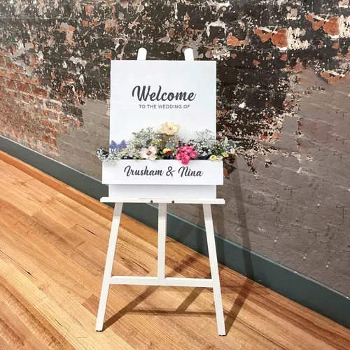 Welcome Board - Flower Box type 2