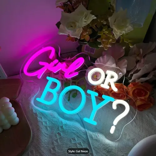 Girl or Boy LED Neon Sign