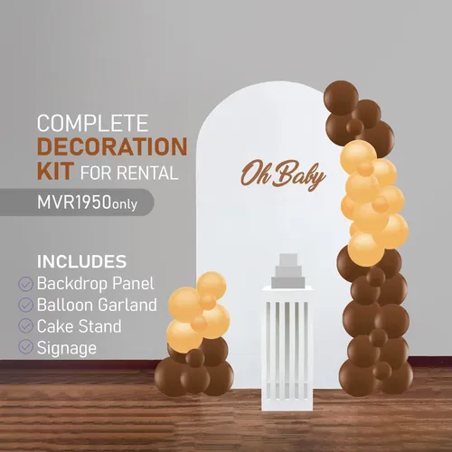 Complete Decoration Setup Kit Oh Baby
