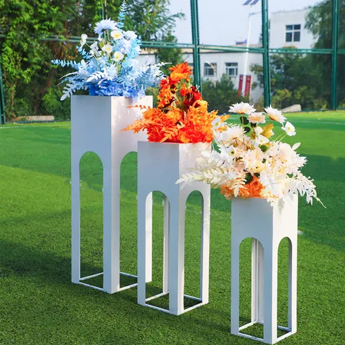 Cake Stand Square Plinth Metal