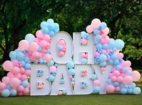 Oh Baby Giant Letter Set Baby Shower Decoration