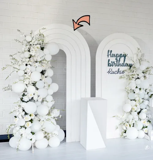 5 Layer 3D Arch Multi Layer backdrop Panel