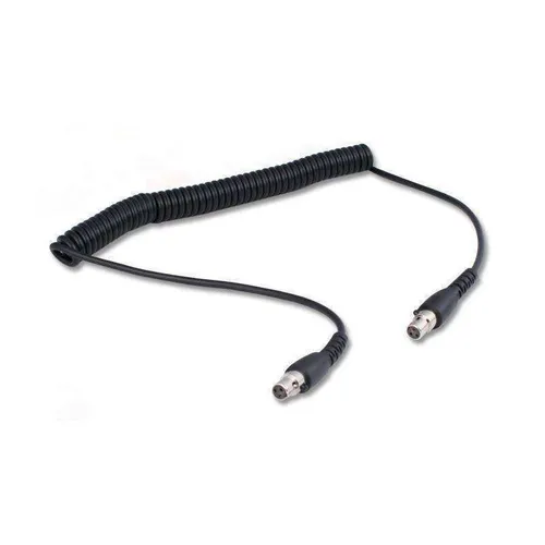 Coiled 3-pin to 3-pin cable