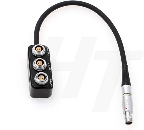 3-Pin Male to 2-Pin Female Power Splitter