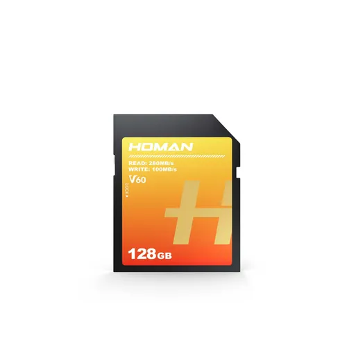 HOMAN UHS-II V60 128 GB SD Memory Card