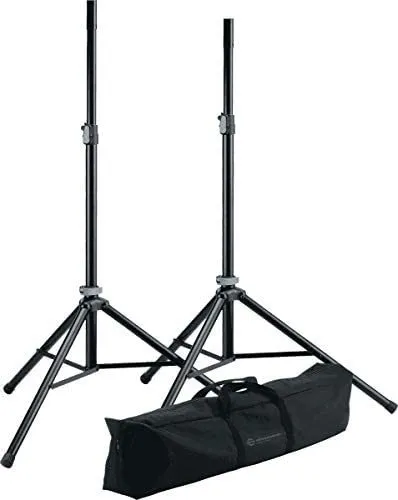 K&M Speaker Stand Kit (2 stands w/carry bag)