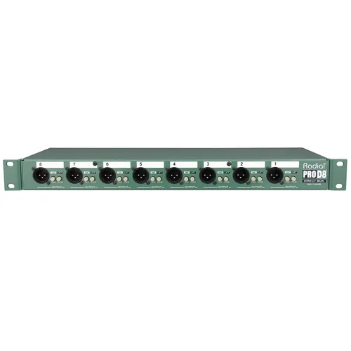 Radial Pro D8 Rack Mount Direct Box