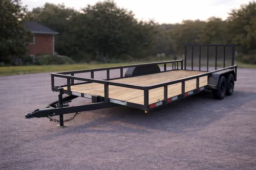 6.4’ x 18’ Tandem Axle Utility Trailer