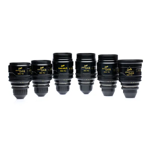 Cooke S4 S4/i Prime Lens Set