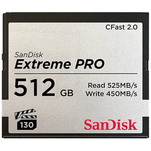 SanDisk Extreme Pro CFast 2.0 - 512GB