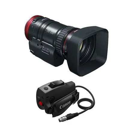 Canon CN-E 18-80mm T4.4 COMPACT-SERVO Cinema Zoom Lens with Grip Unit