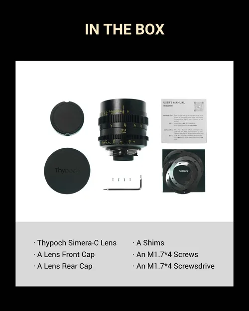 Thypoch Simera-C 16mm T1.5 M-Mount